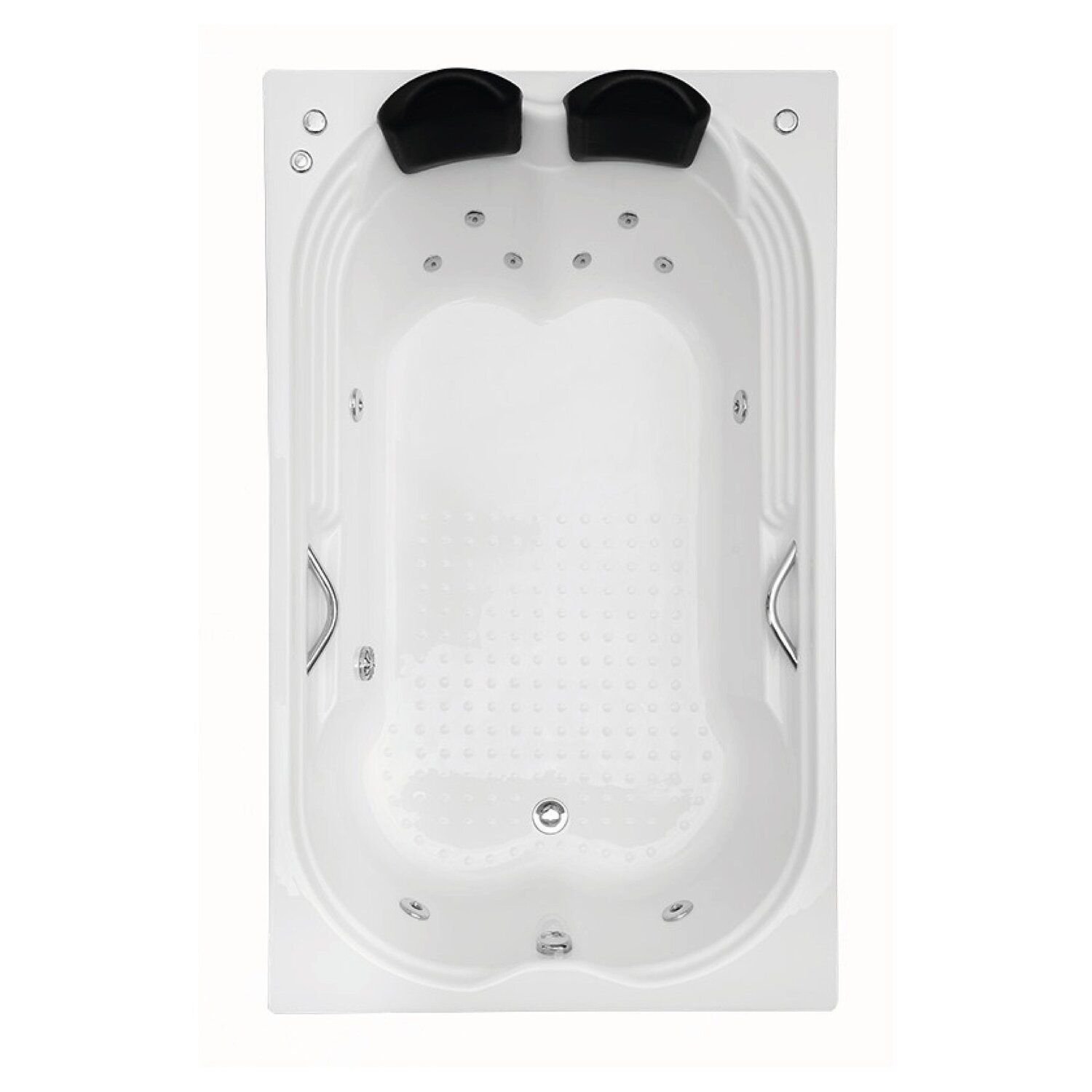 Banheira de Hidromassagem Mondialle Modelo Ascoli Dupla Essencial 170cmx120cmx43cm em Acrilico - 1