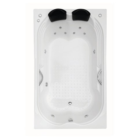 Banheira de Hidromassagem Mondialle Modelo Ascoli Dupla Essencial 170cmx120cmx43cm em Acrilico