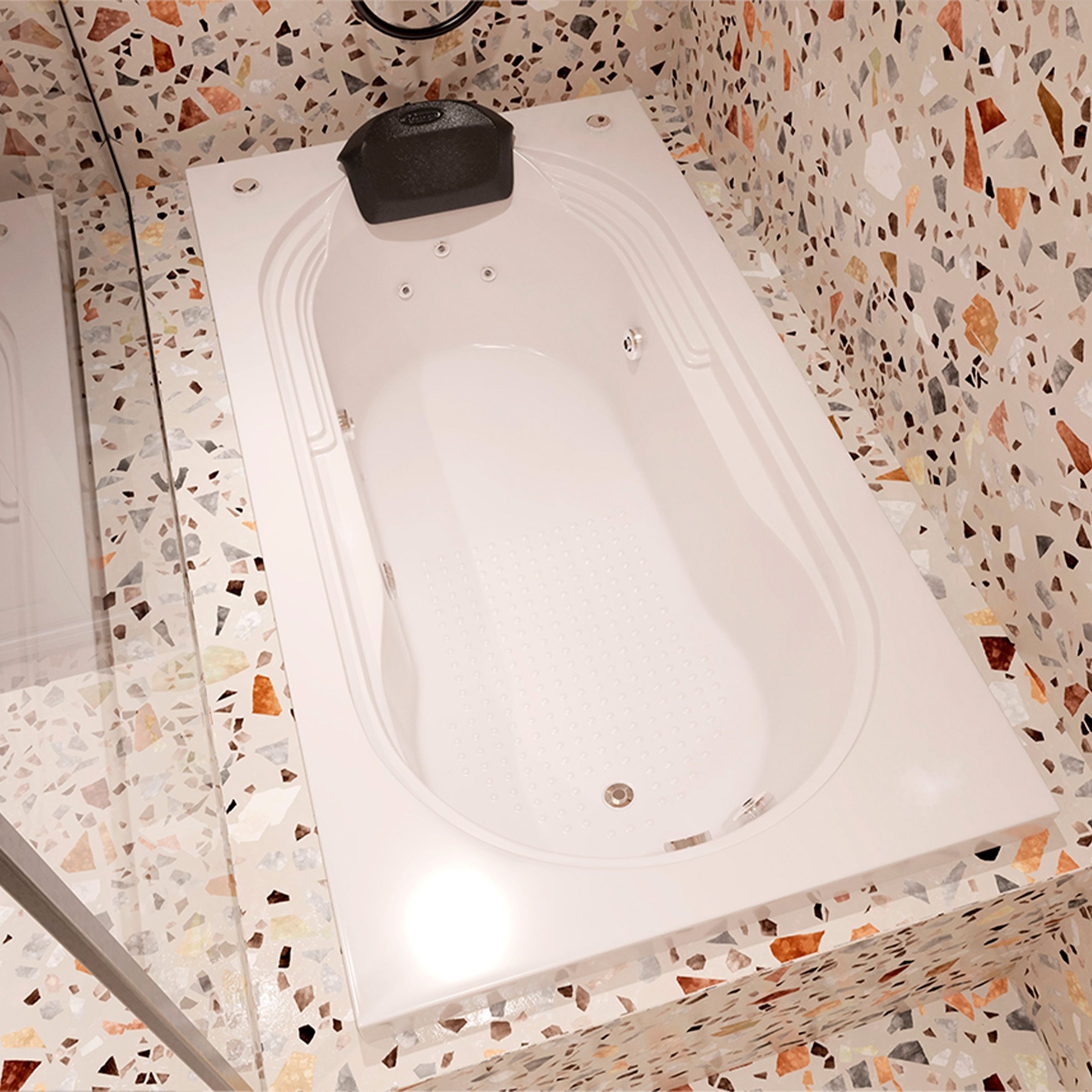Banheira de Hidromassagem   Ascoli Elegance 180cmx80cmx43cm em Gel Coat- 220V Mondialle - 2