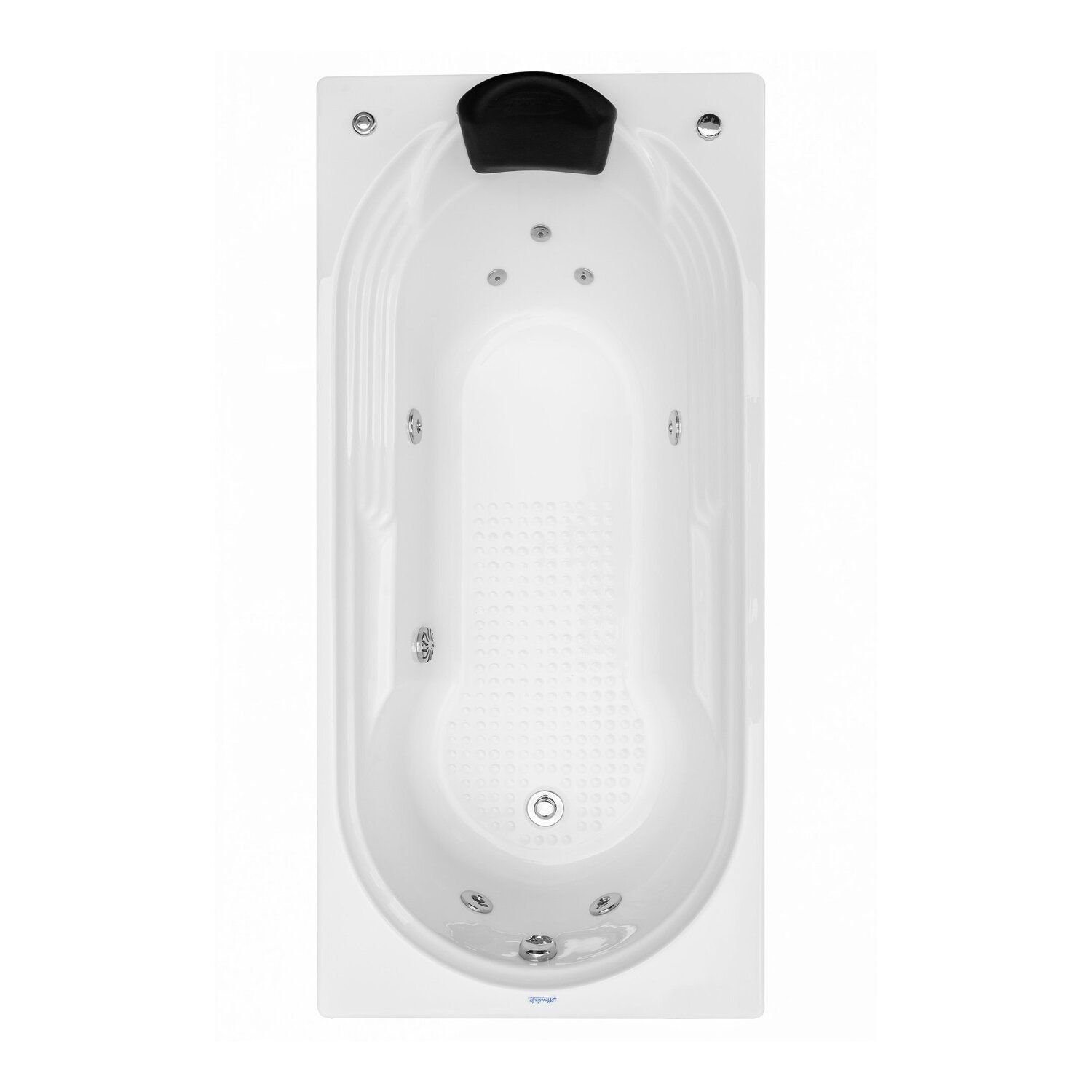 Banheira de Hidromassagem Mondialle Modelo Ascoli Elegance 180cm X 80cm X 43cm em Acrilico - 1