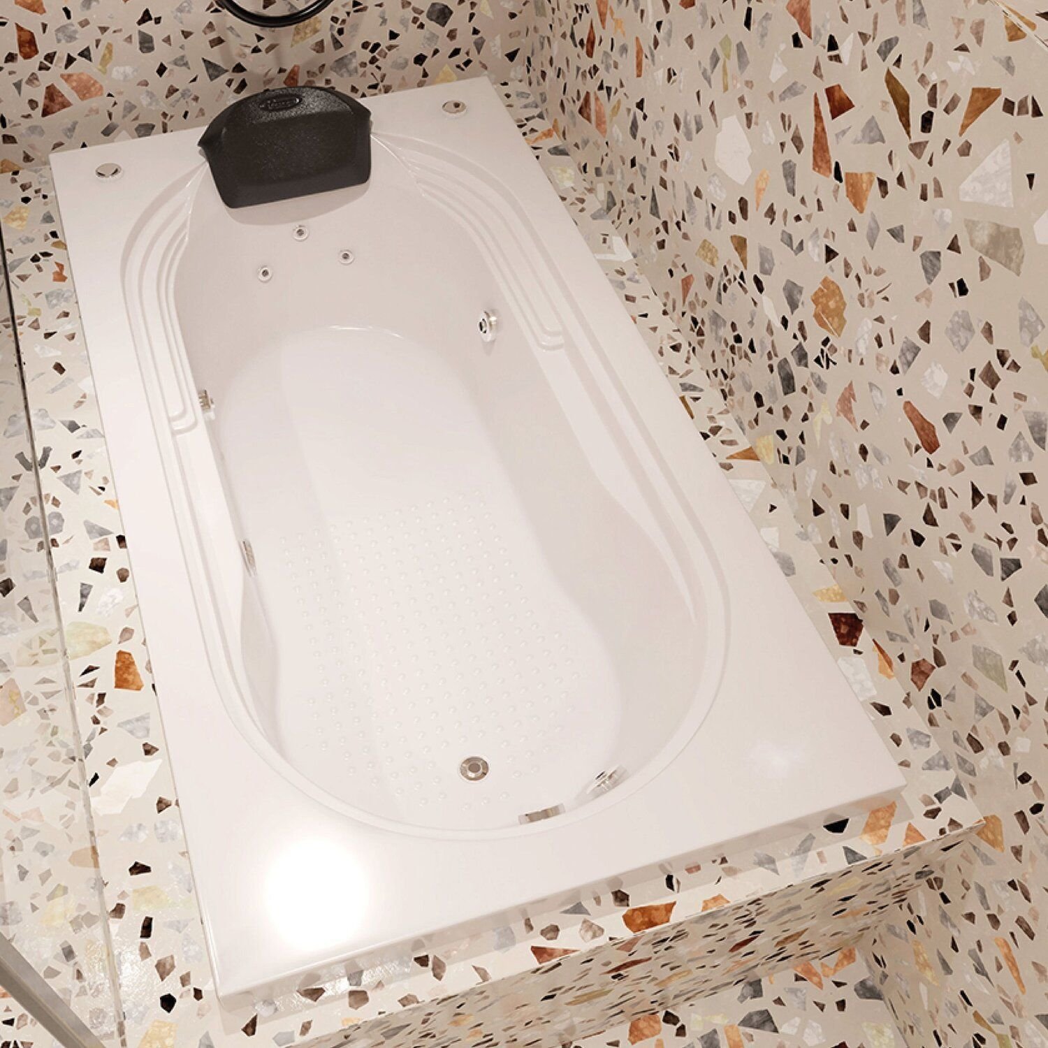 Banheira de Hidromassagem Mondialle Modelo Ascoli Elegance 180cm X 80cm X 43cm em Acrilico - 3