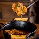 Ver imagem 2 de Caçarola Tradição Ferro T Vidro Panela Mineira Am 24cm 4l