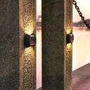 Ver imagem 5 de Luminaria Solar Parede Led Spot Arandela Resistente Balizador Ilumina Rua Patio Escada Quintal