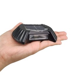 Luminaria Solar Parede Led Spot Arandela Resistente Balizador Ilumina Rua Patio Escada Quintal - 4