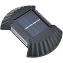 Ver imagem 2 de Luminaria Solar Parede Led Spot Arandela Resistente Balizador Ilumina Rua Patio Escada Quintal