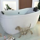 Ver mais imagens de Banheira de Hidromassagem Palermo Elegance 177cmx82cmx77cm em Acrílico- 220V Mondialle