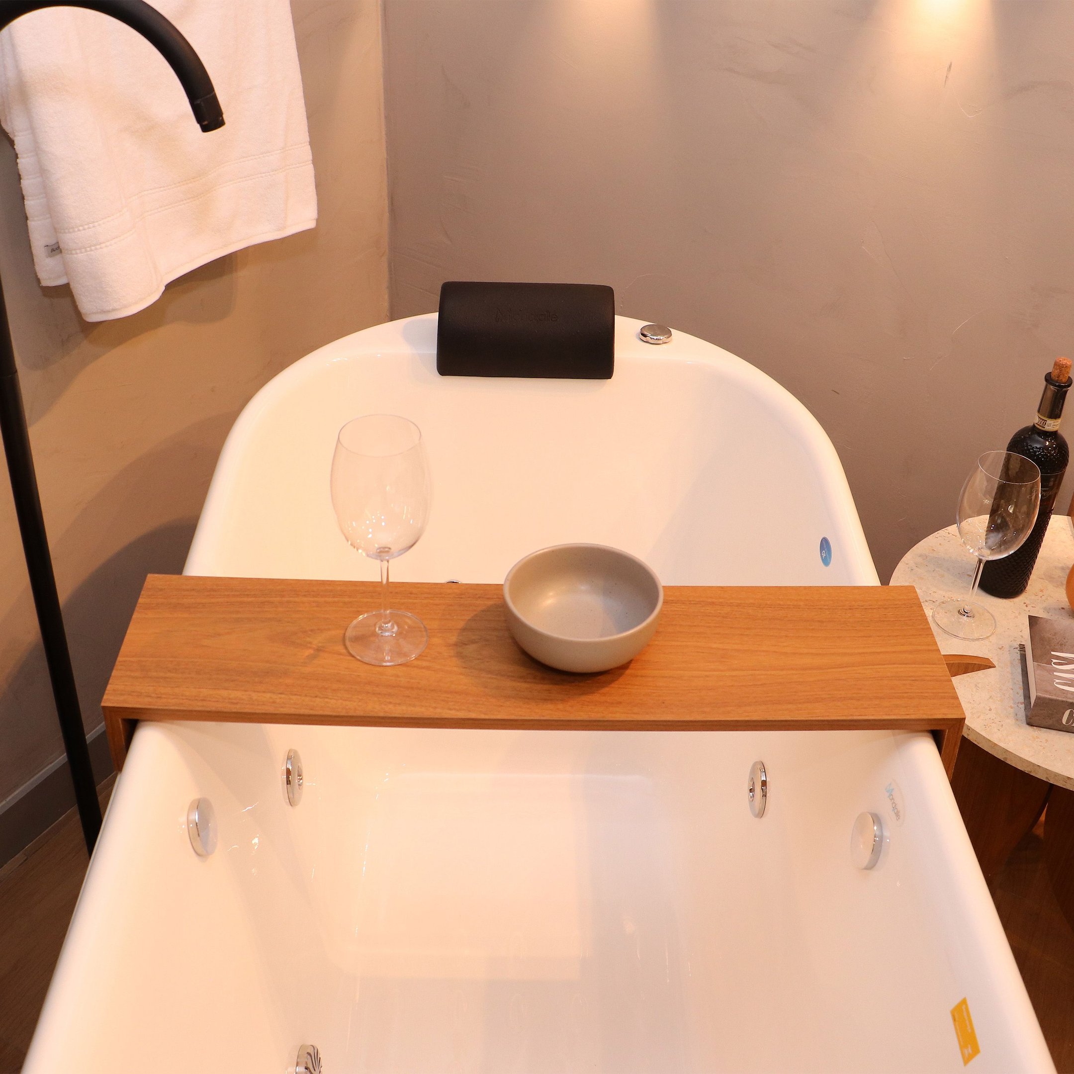 Banheira de Hidromassagem   Palermo Elegance 177cmx82cmx77cm em Acrílico- 220V Mondialle - 6