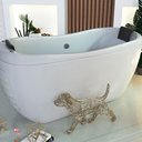 Ver mais imagens de Banheira de Hidromassagem Palermo Elegance 177cmx82cmx77cm em Acrílico- 220V Mondialle