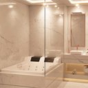 Ver mais imagens de Banheira de Hidromassagem   Imperia  Elegance 181cmx125cmx51cm em Acrílico- 220V Mondialle