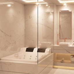 Banheira de Hidromassagem Mondialle Modelo Imperia Dupla Elegance 181cmx125cmx51cm em Acrílico - 8
