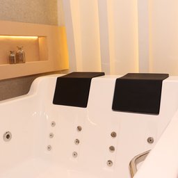 Banheira de Hidromassagem Mondialle Modelo Imperia Dupla Elegance 181cmx125cmx51cm em Acrílico - 6