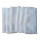 Ver imagem 1 de Kit 6 Guardanapos Jacquard Medalhao 38x38 Marfim