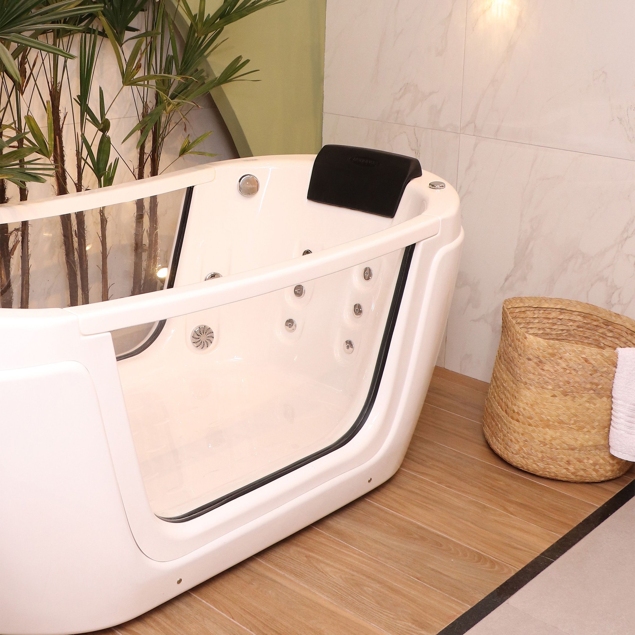 Banheira de Hidromassagem   Portofino Elegance 197cmx91cmx75cm em Acrílico- 220V Mondialle - 8