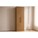 Ver imagem 1 de Guarda Roupa Modulado 2 Poas Nicho Rizon Cumaru N. Horizonte