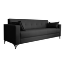 Ver imagem 2 de Sofá Gianni Pé em Aço Acquablock - 220cm - Preto