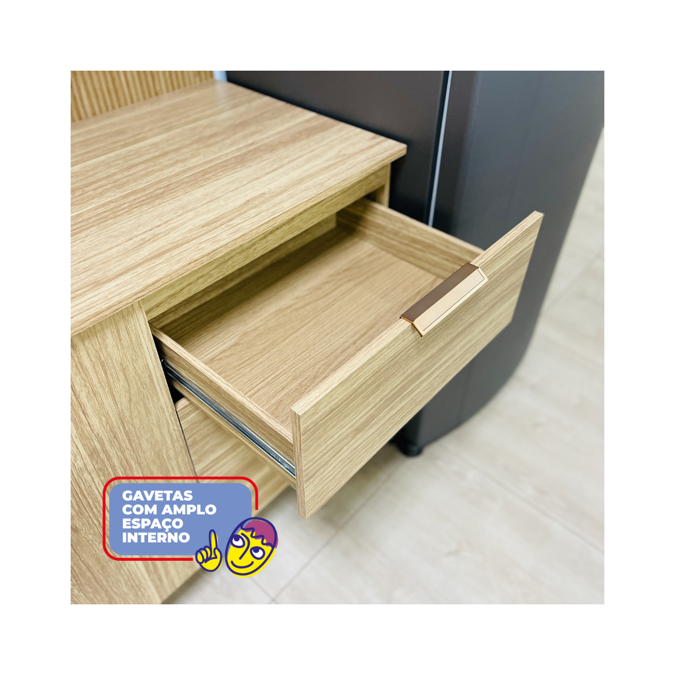 Cozinha Completa Modulada 5 Peças 10 Portas 3 Gavetas com Tampo e