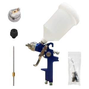 PISTOLA DE PINTURA 827A COM BICO 1.4mm+KIT BICO E AGULHA DE 1.7mm