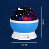 Luminária Projetor Estrelas 360º Abajur Star Master Azul - 8