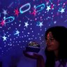 Luminária Projetor Estrelas 360º Abajur Star Master Azul - 4