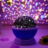 Luminária Projetor Estrelas 360º Abajur Star Master Azul - 3