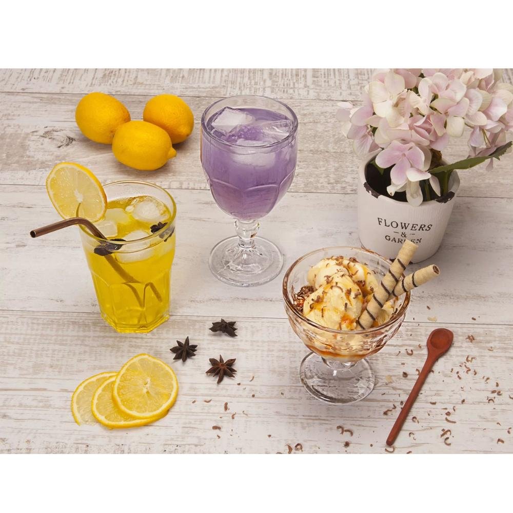 Jogo 6 Copos 200ml para Suco Água e Refrigerante Nadir Figueiredo em Vidro Transparente - 6