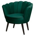 Ver imagem 4 de Kit Duas Poltronas Pétalas em Sued Premium Verde Musgo