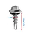 Ver imagem 5 de Parafuso Ponta Broca 5,5mmx2" Sextavado Com Arruela 100un Vila