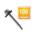 Ver imagem 1 de Parafuso Ponta Broca 5,5mmx2" Sextavado Com Arruela 100un Vila