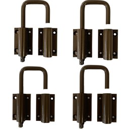 KIT 04 TRINCOS DE ALUMÍNIO PARA PORTA CAMARÃO - BRONZE - 1