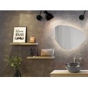 Ver imagem 4 de Espelho orgânico decorativo iluminado com led frio 55x77cm
