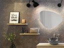 Ver imagem 4 de Espelho orgânico decorativo iluminado com led frio 55x77cm
