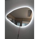 Ver imagem 7 de Espelho orgânico decorativo iluminado com led frio 55x77cm