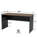 Ver imagem 7 de Kit 4 Peças com Mesa para Escritório, Gaveteiro e 2 Armários