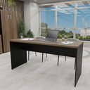 Ver imagem 5 de Kit 4 Peças com Mesa para Escritório, Gaveteiro e 2 Armários