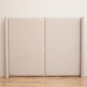 Ver imagem 2 de Cabeceira Cama Casal 156 Cm Estofada Tecido Linho Editável Cor:linho Philips Alumínio