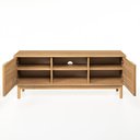 Ver imagem 4 de Rack Kaki para TV 55 Polegadas 100% MDF 135cm 2 Portas com Nicho Telinha Portuguesa Tauari Casavee