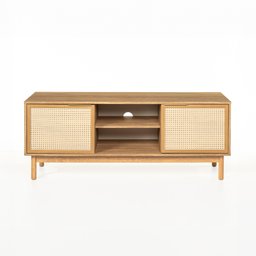 Rack Kaki 2 Portas 1 Nicho 135 Cm Tauari - Telinha Portuguesa - 1
