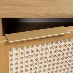 Rack Kaki 2 Portas 1 Nicho 135 Cm Tauari - Telinha Portuguesa - 2