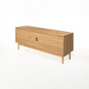 Ver imagem 6 de Rack Kaki para TV 55 Polegadas 100% MDF 135cm 2 Portas com Nicho Telinha Portuguesa Tauari Casavee