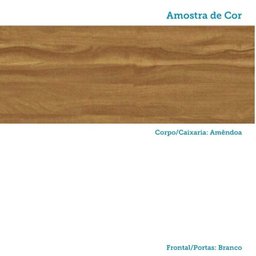 Cozinha Modulada Completa 6 Peças 12 Portas e Vidro Reflecta 100% Mdf Vicenza Espresso Móveis - 10