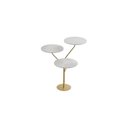Ver imagem 2 de Mesa Lateral de Canto Trieste 100% MDF 65cm x 57cm x 57cm Branco