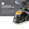 Plaina Elétrica Wf Pe01 com Empunhadura Emborrachada, Ajuste de Profundidade, 760w 127v Wap - 10