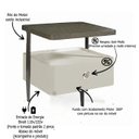 Ver imagem 4 de Mesa de Cabeceira Multifuncional Smart Clean: Carregador por Indução, Led Automático e Soft Close Ct