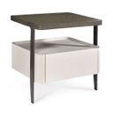 Ver imagem 1 de Mesa de Cabeceira Multifuncional Smart Clean: Carregador por Indução, Led Automático e Soft Close Ct