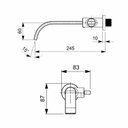 Ver imagem 2 de Torneira para Lavatório de Parede Flow Celite