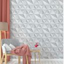 Ver imagem 1 de Papel de Parede 3D Geometria Losango vertical-60x300cm