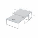 Ver imagem 3 de Conjunto Mesa de Centro Minori Maiori 35 X 65 X 90 Cm