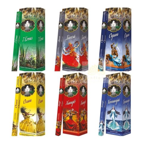 Incenso Indiano Atacado 10 Caixas Fechadas - 250 Caixinhas Sortidos Taj Mahal Incenso para Ambiente
