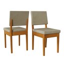 Ver imagem 7 de Conjunto Sala de Jantar 6 Lugares Retangular com Tampo de Vidro Mesa Filadélfia Cadeiras Miami