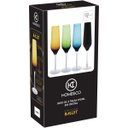 Ver imagem 2 de Jogo 2 Taças Champanhe Home&co Ballet Vidro 195ml 26x7x7cm Preto